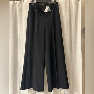 Express Black Wide-Leg Trousers